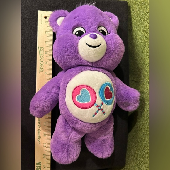 Care Bear Purple Share Bear 14" Plush 2020 - Picture 8 of 10